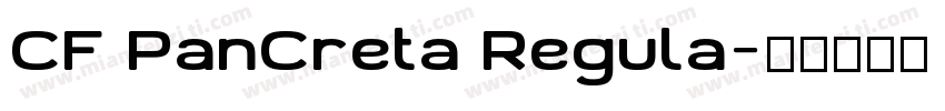 CF PanCreta Regula字体转换